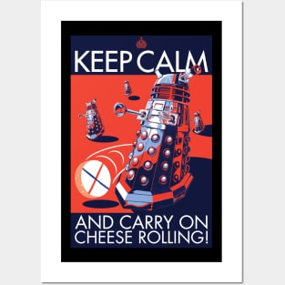 DALEK CHEESE ROLLING Posters and Art